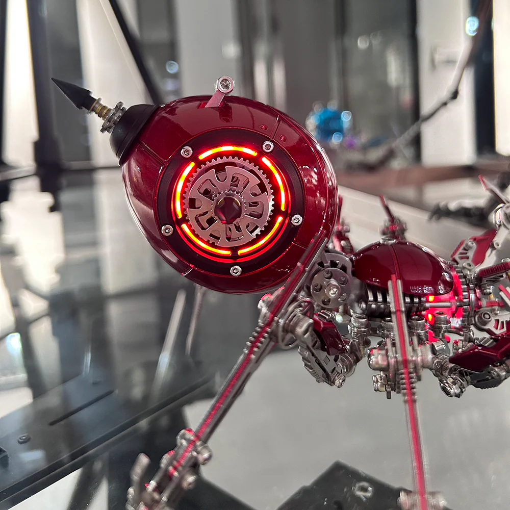 Steampunk 3D Metal Mechanical Red Spider Model Kit DIY Build for Adults - Image 22