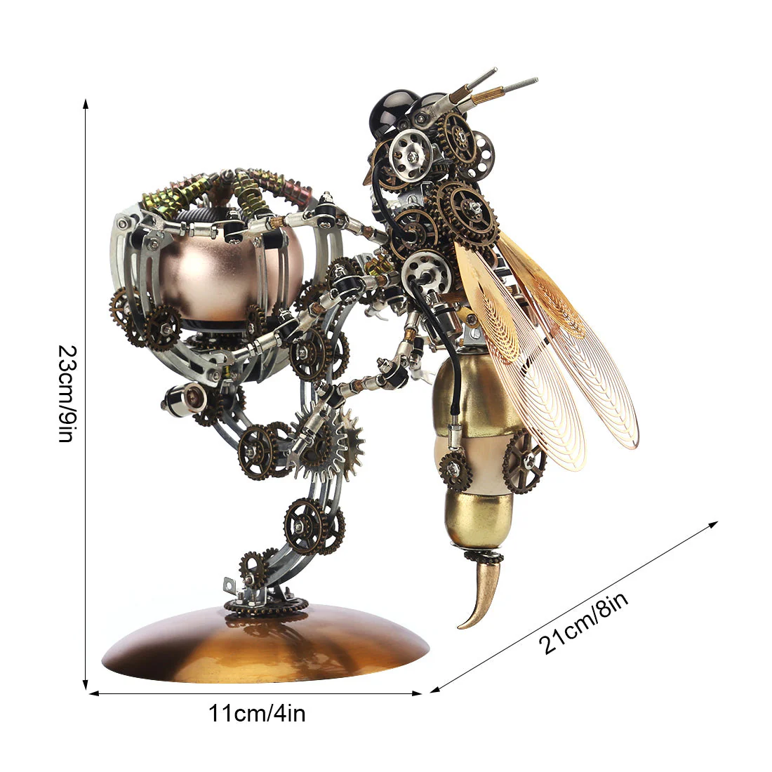 Steampunk Wasp 3D Multiple Scene Model Kit Puzzle with Base - Image 19