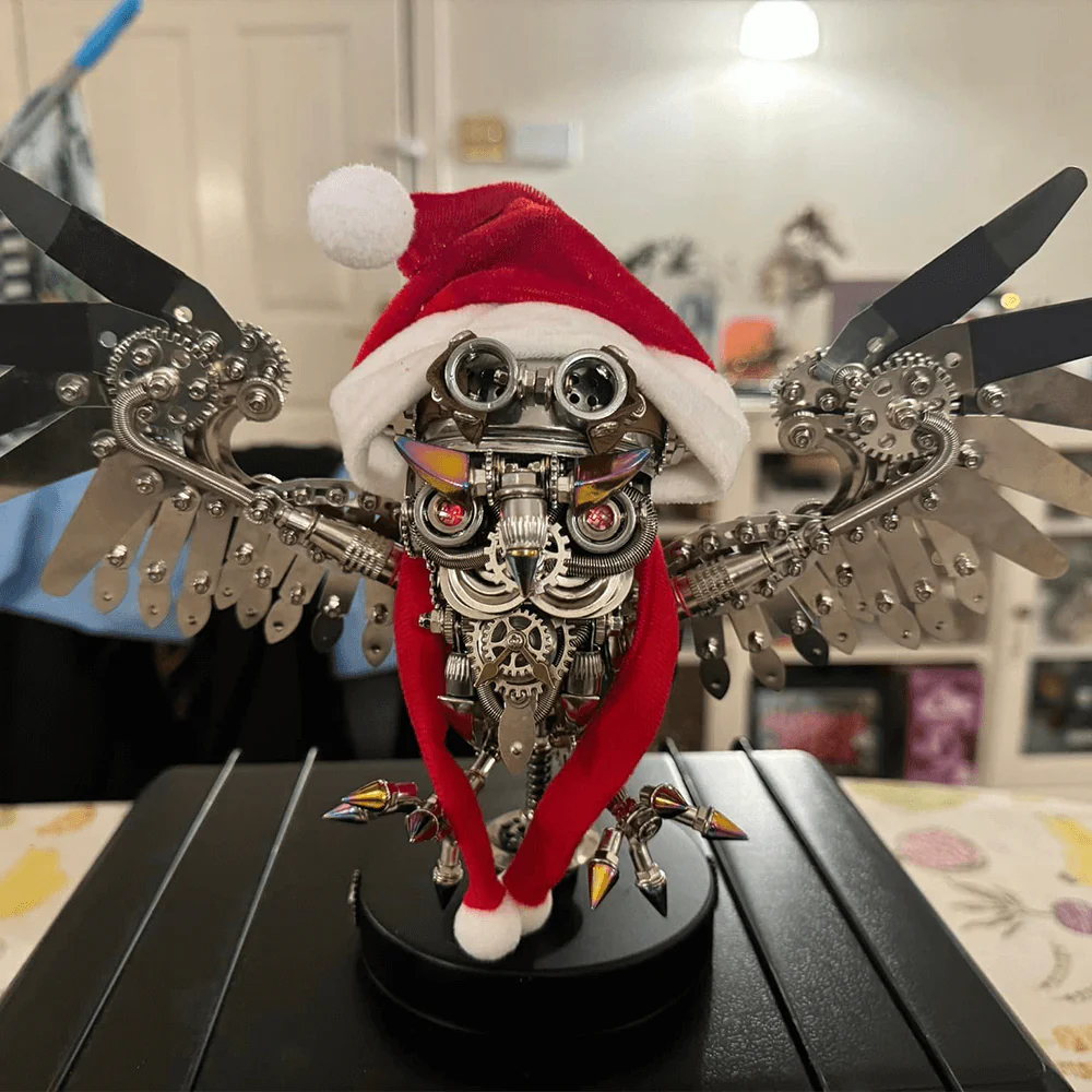 Owl Steampunk 3D Metal Puzzle Kit Animal Series for Adults - Image 3