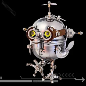 Steampunk Mechanical Owl Egg Puzzle Model Kit