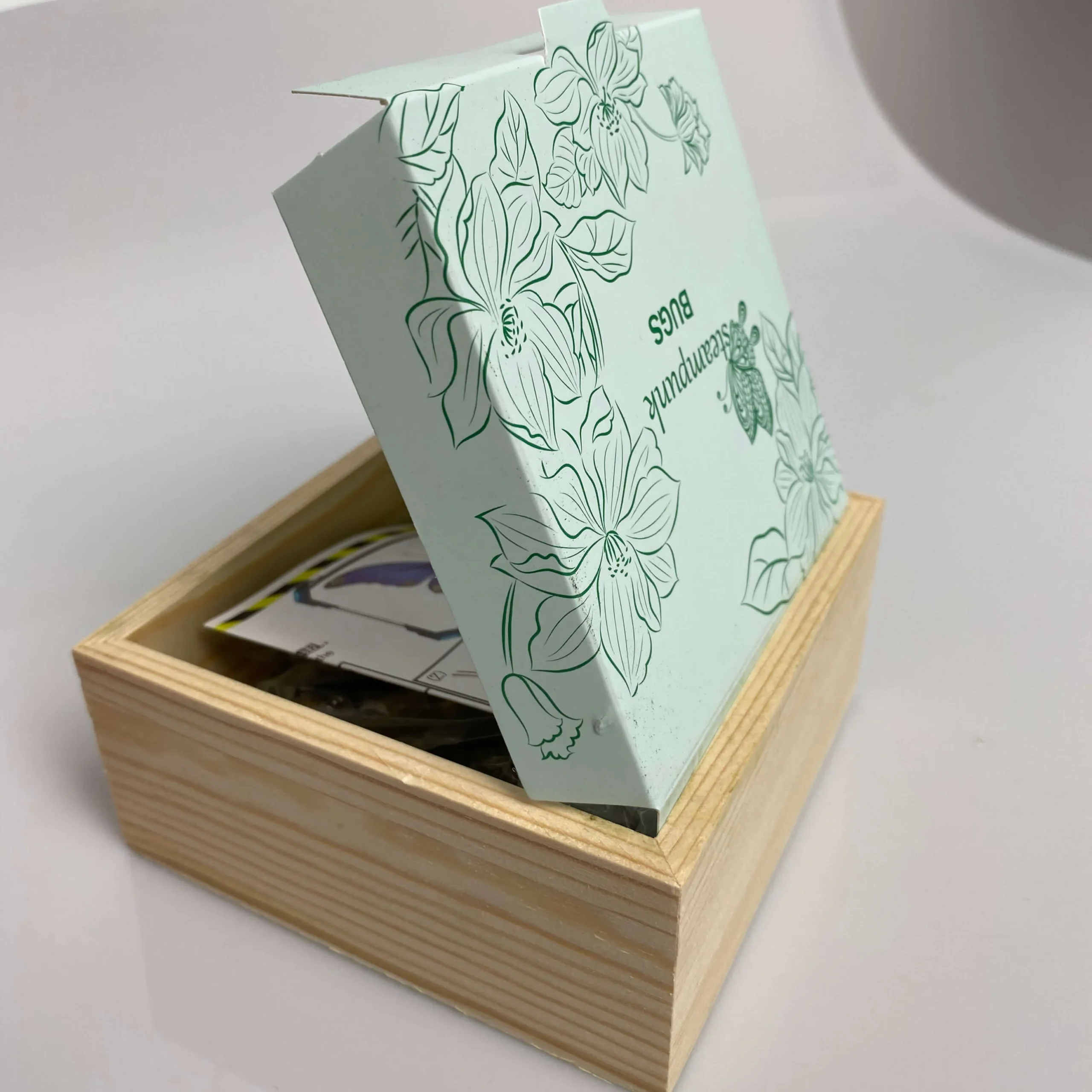 Steampunk Butterfly Jewelled Nawab 200PCS metal puzzle model kit - Image 8