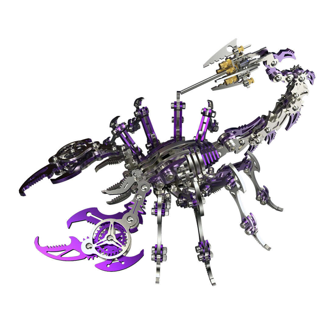 4PCS 3D Scorpion DIY Metal Puzzle Colorful Model Kit for Gifts and Decoration - Image 19