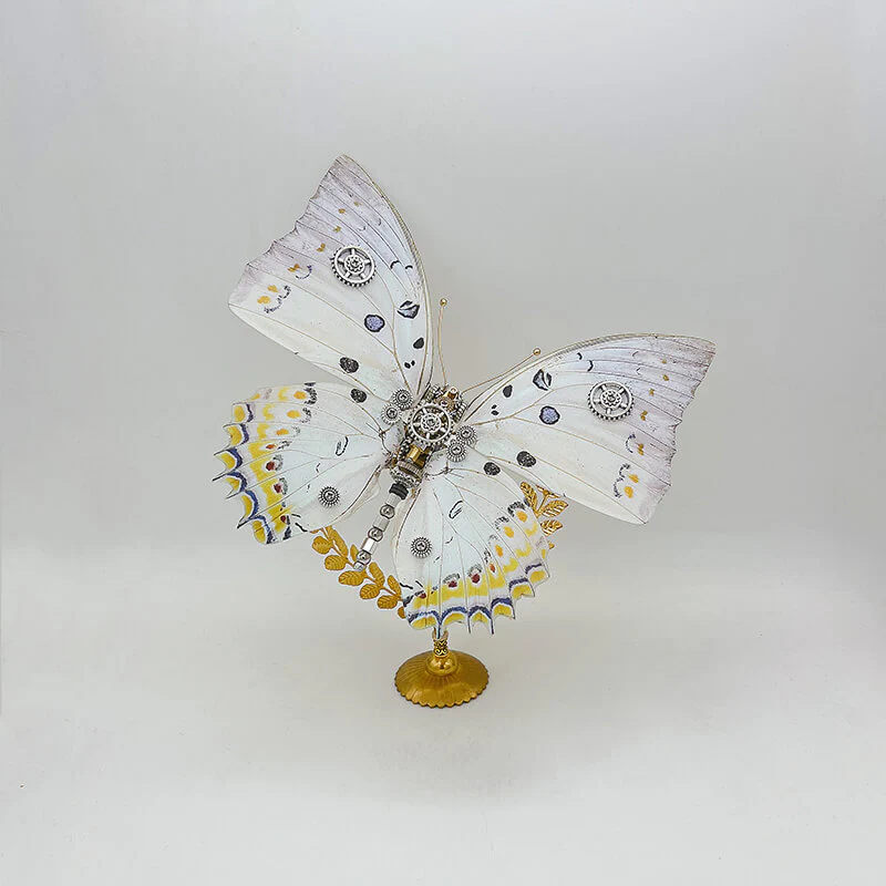 Steampunk Butterfly Jewelled Nawab 200PCS metal puzzle model kit - Image 9