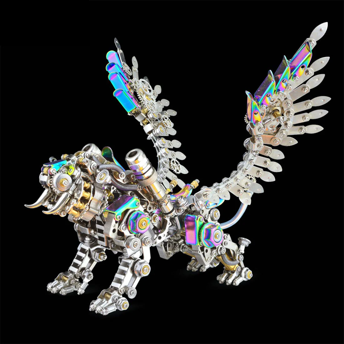 Bengal Tiger 3D Metal Assembly Model Kits 700+ Pieces Create an Animal Series - Image 6