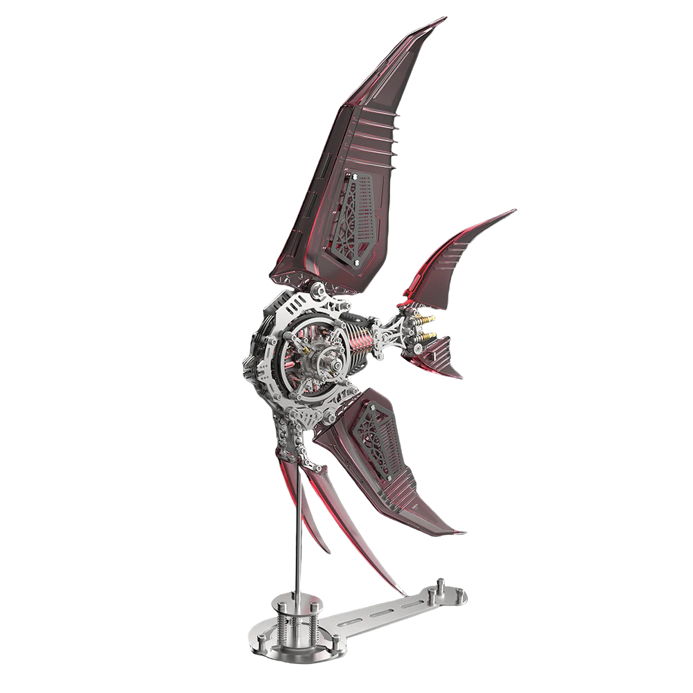 Mechanical Angelfish 3D Metal Puzzle Model Marine Life Series - Image 24