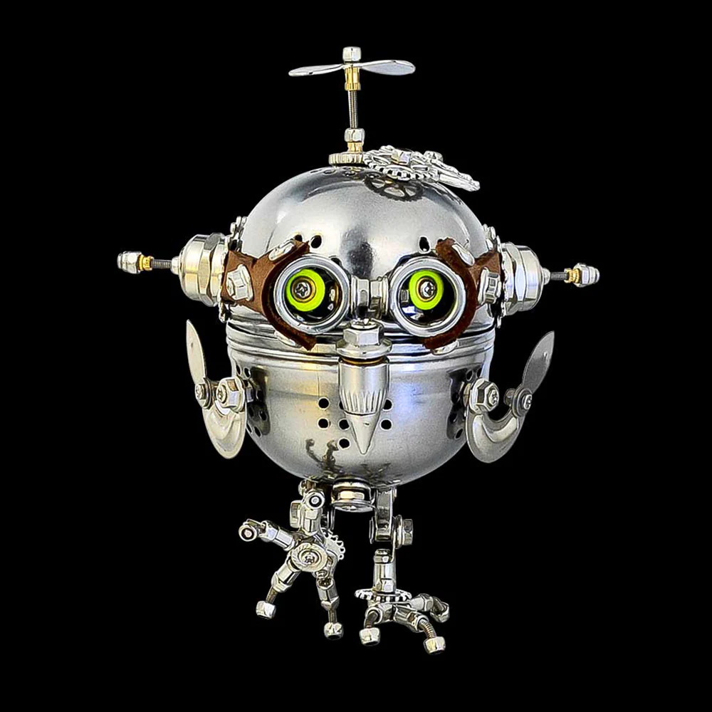Steampunk Mechanical Owl Egg Puzzle Model Kit - Image 7