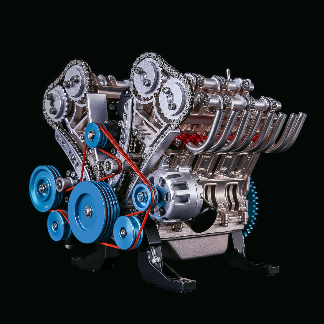 v8 engine 3d metal mechanical science experiment 500 piece model kit - Image 3