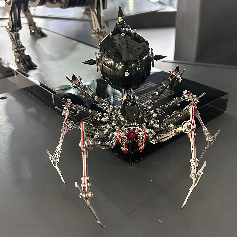 Metal Mechanical Black Battle Spider 3D Puzzle Model Kit for Adults - Image 26