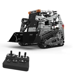 3D alloy crawler forklift remote control vehicle assembled scientific and educational engineering vehicle model