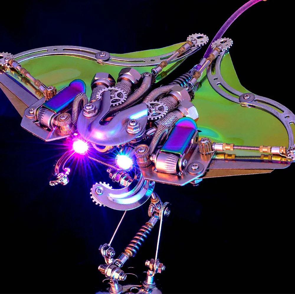 3D Mechanical Manta Ray Metal Puzzle Model Kit Ocean Series - Image 13