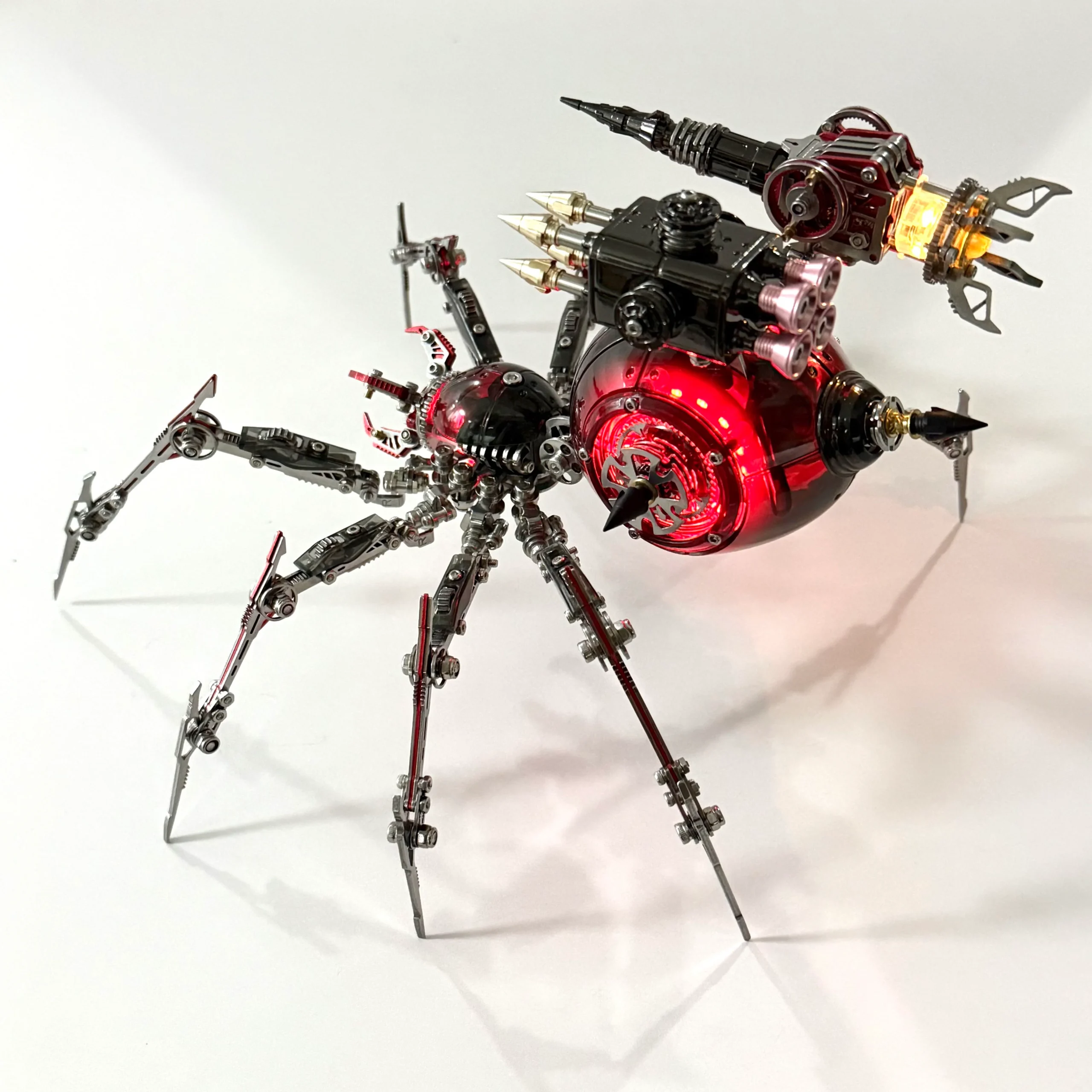 Metal Mechanical Black Battle Spider 3D Puzzle Model Kit for Adults - Image 16