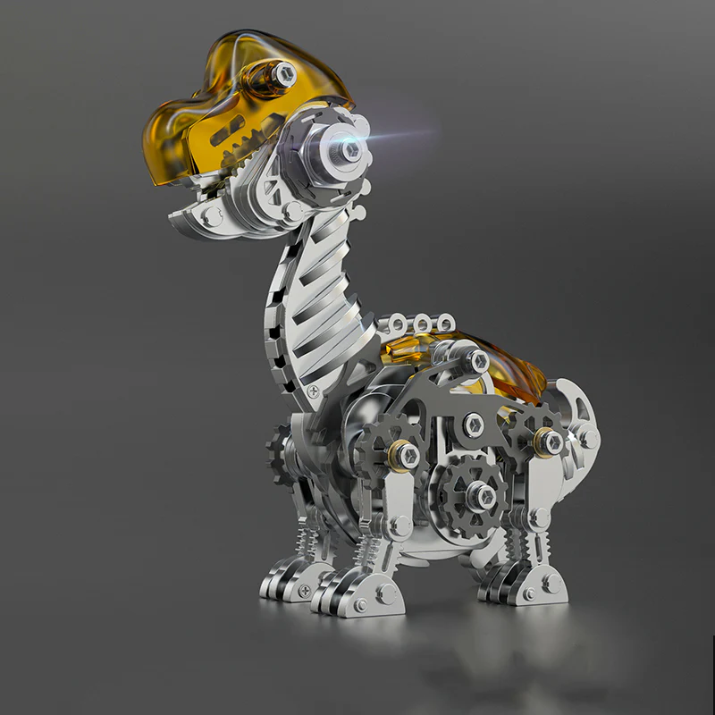 3D Metal Various Cretaceous Dinosaur Mechanical Model Kits - Image 32