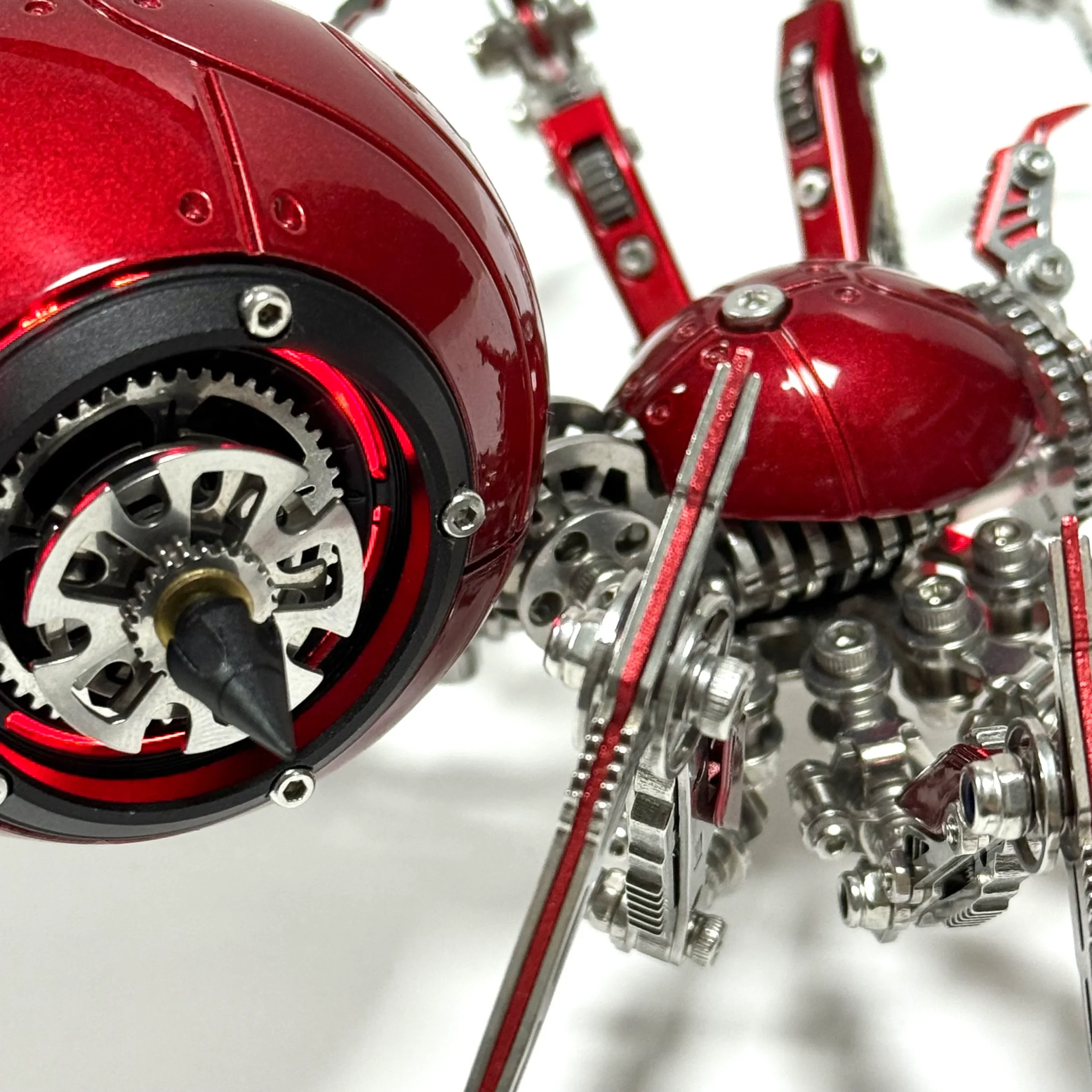 Steampunk 3D Metal Mechanical Red Spider Model Kit DIY Build for Adults - Image 19