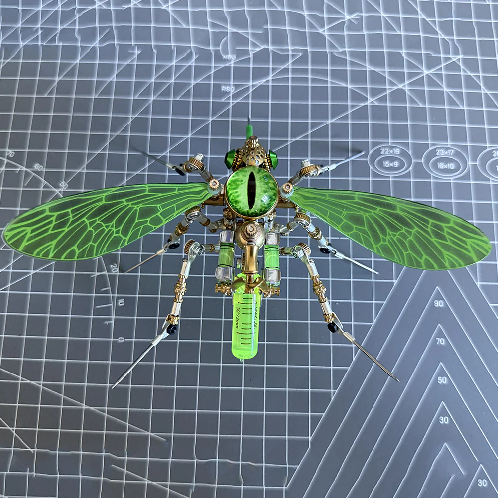 Steampunk 3D Metal Mechanical Bio-Mosquito Model Building - Image 5