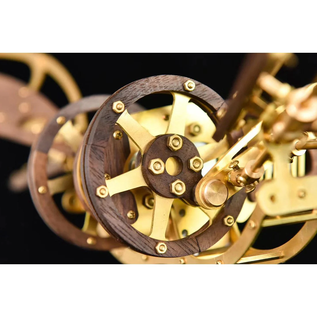 Collectable Dynamic Mechanical Mystery Dragonfly DIY Metal Wooden 3D Aircraft Puzzle Model - Image 8