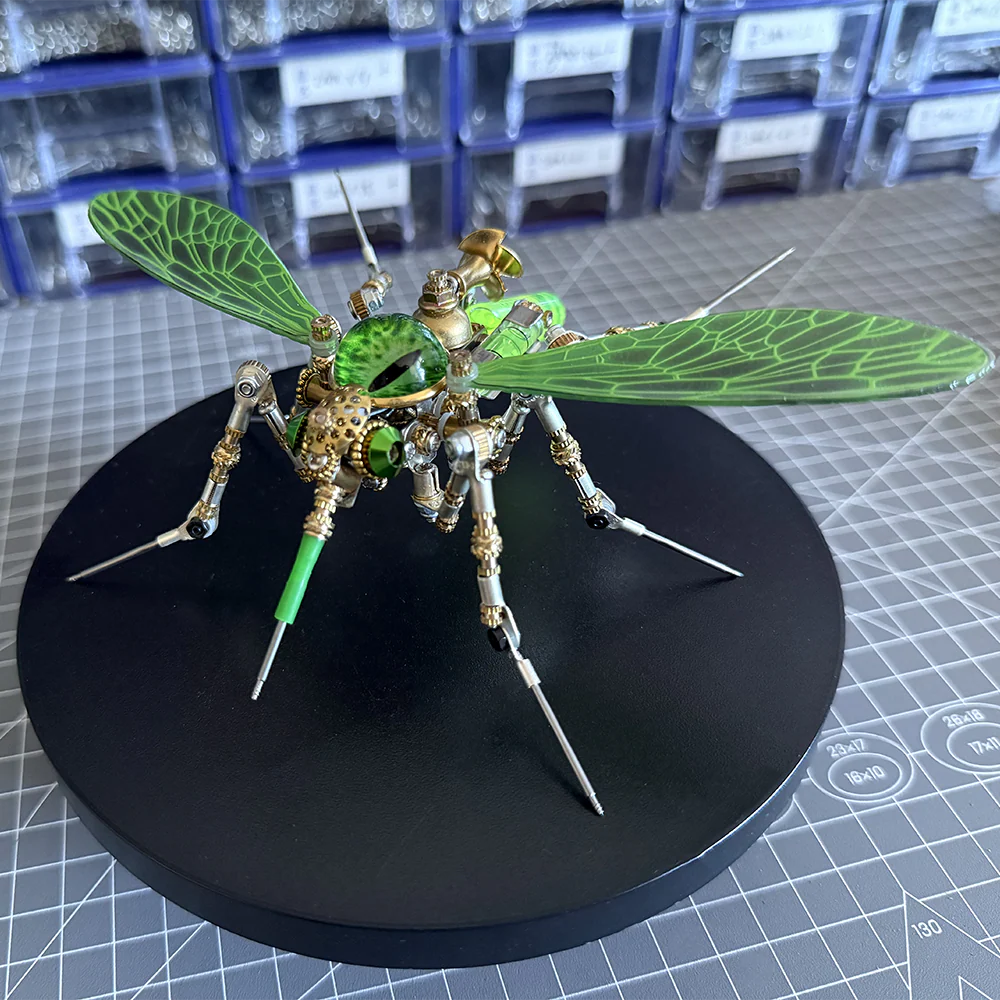 Steampunk 3D Metal Mechanical Bio-Mosquito Model Building - Image 9