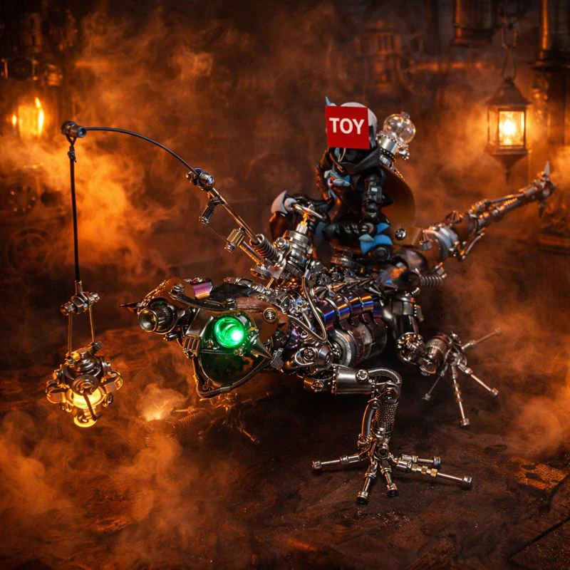 Steampunk Mechanical Chameleon 3D Metal Puzzle Model Kit for Adults - Image 18
