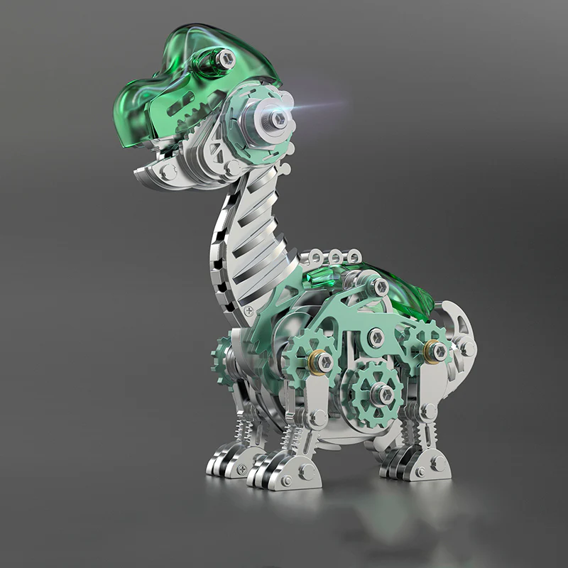 3D Metal Various Cretaceous Dinosaur Mechanical Model Kits - Image 13