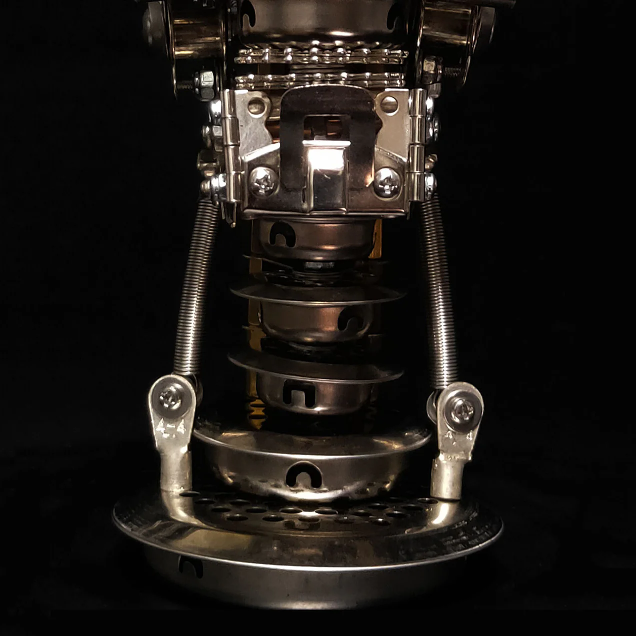 200PCS Steampunk Skull DIY 3D Metal Puzzle Model Kit with Base for Decoration and Gifts - Image 14