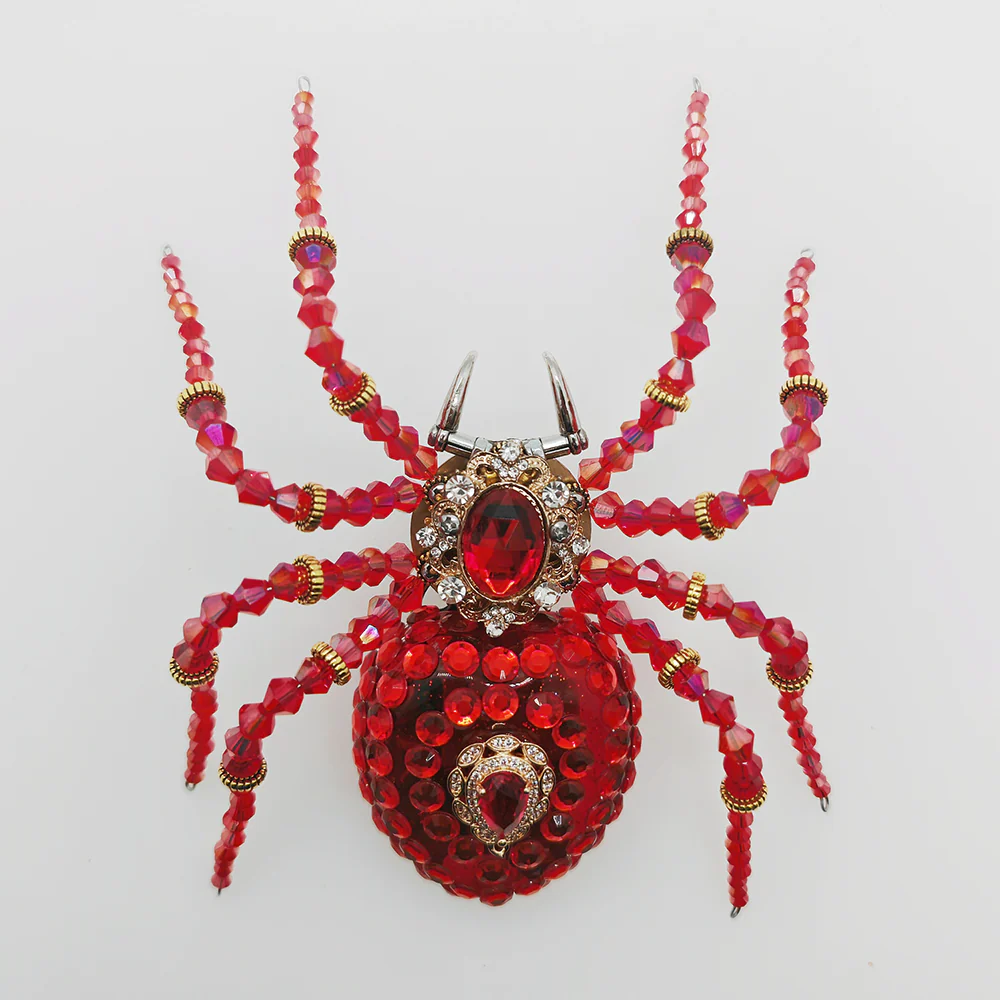 Steampunk Mechanical Crystal Spider 3D Metal Model Building Kit with Music Box - Image 4