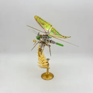 Steampunk butterfly Graellsia isabellae 3D metal puzzle model kit