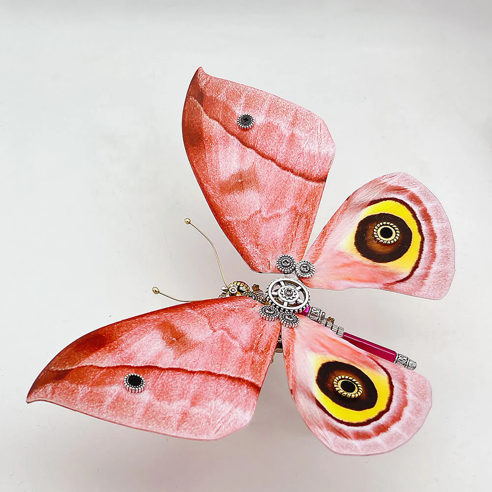 Steampunk butterfly Lyssa zampa 3D metal puzzle model kit for adults and kids - Image 5