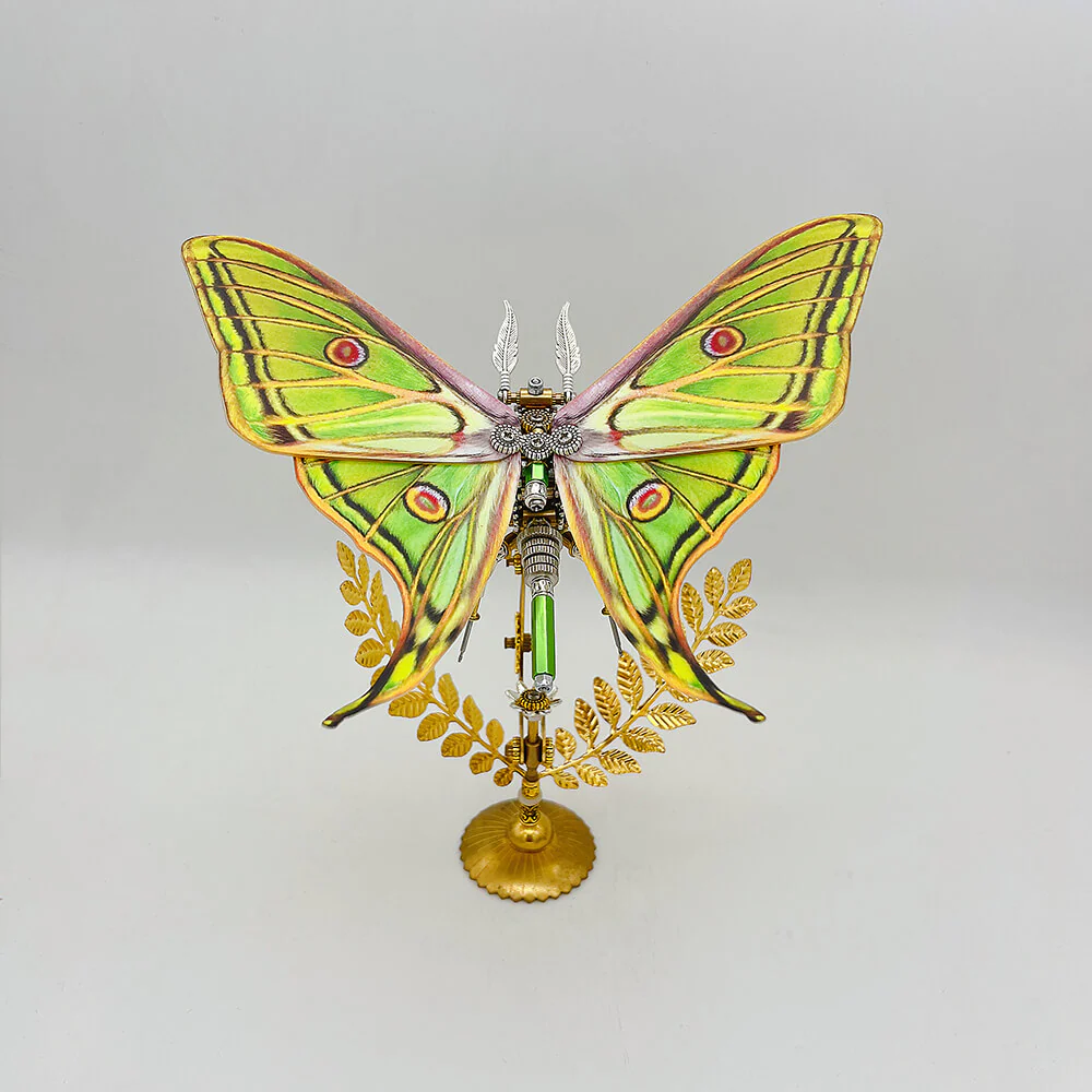 Steampunk butterfly Graellsia isabellae 3D metal puzzle model kit - Image 8