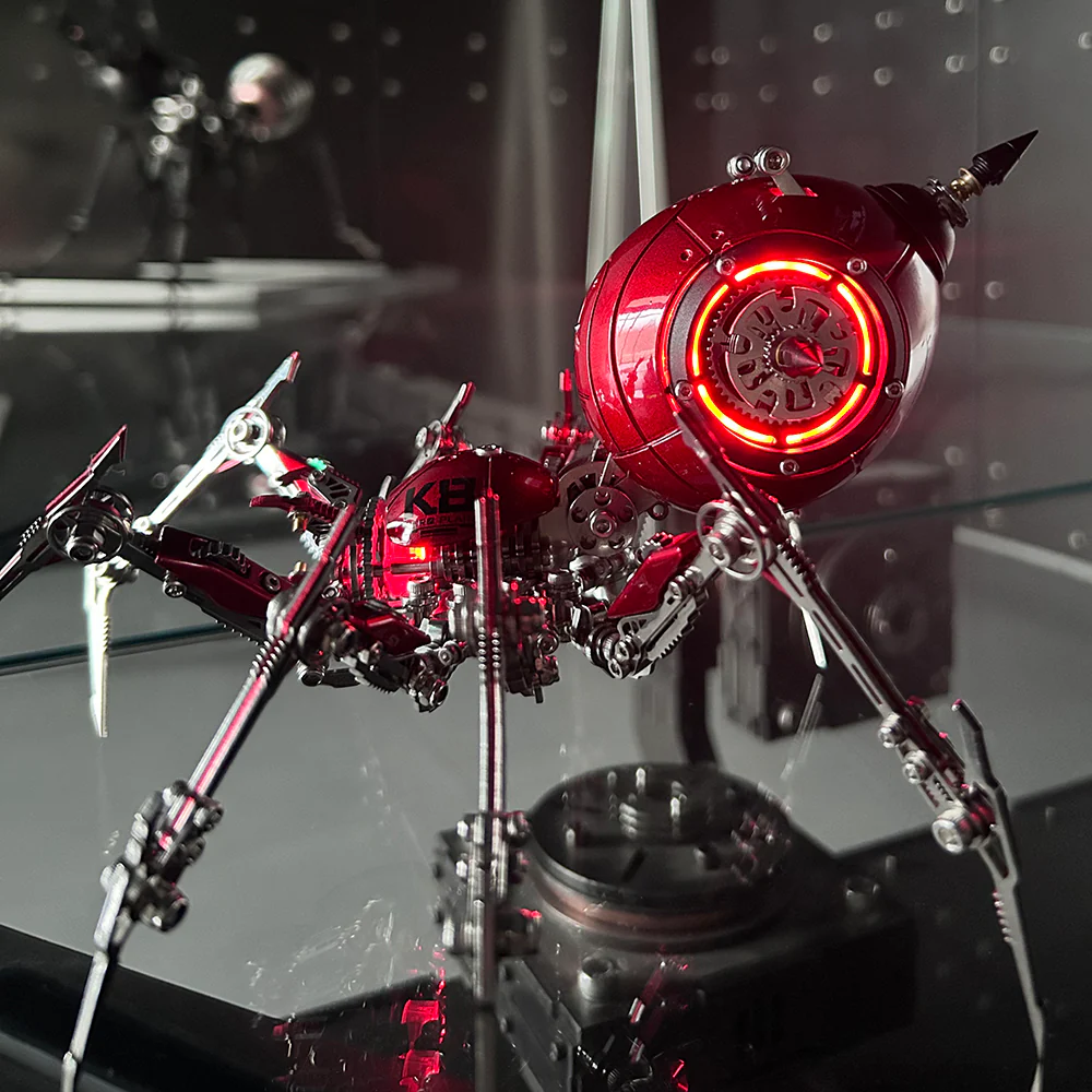Steampunk 3D Metal Mechanical Red Spider Model Kit DIY Build for Adults - Image 3