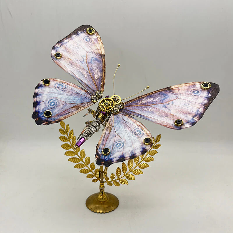 Steampunk butterfly Neoris hewitsoni metal puzzle model kit - Image 8