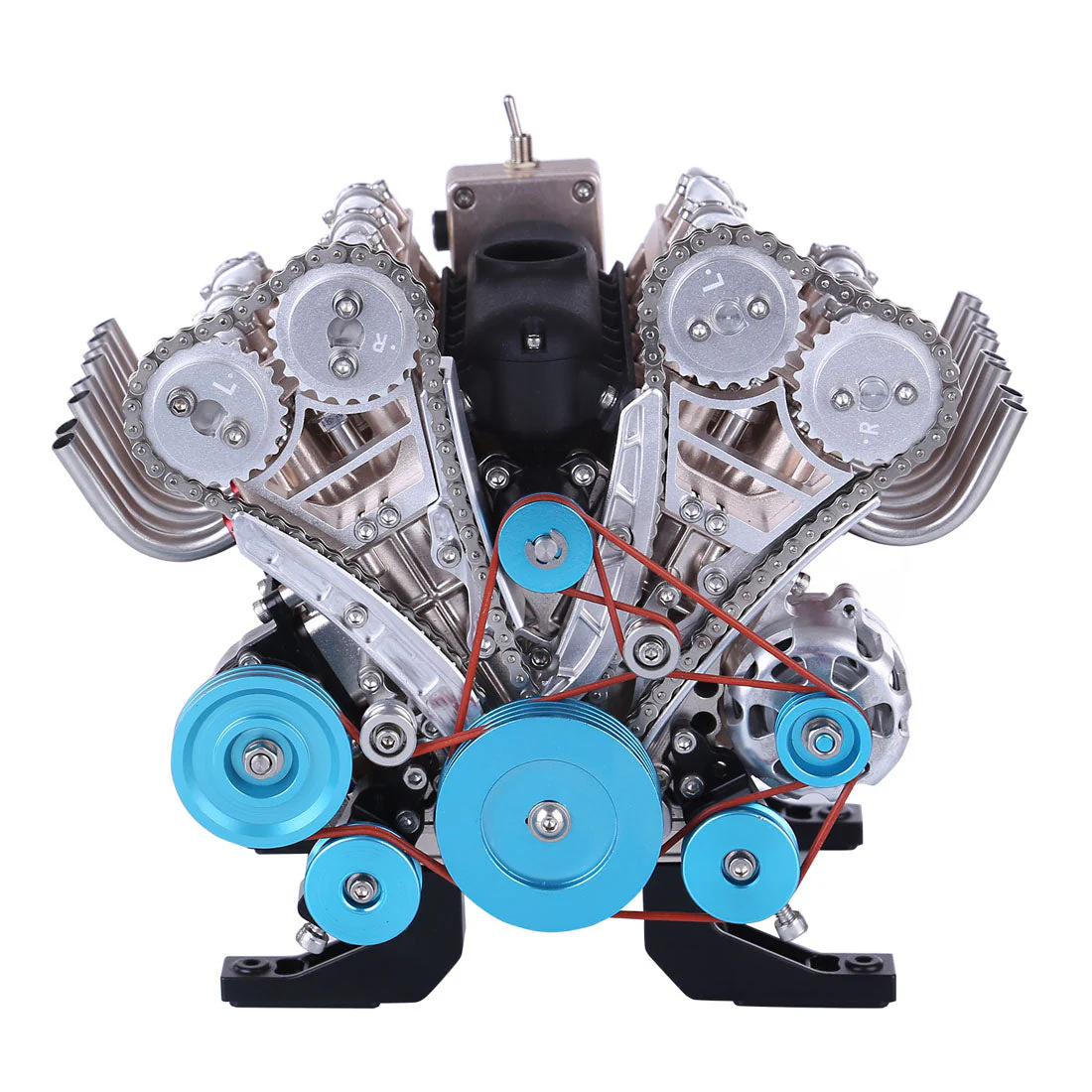 v8 engine 3d metal mechanical science experiment 500 piece model kit - Image 12