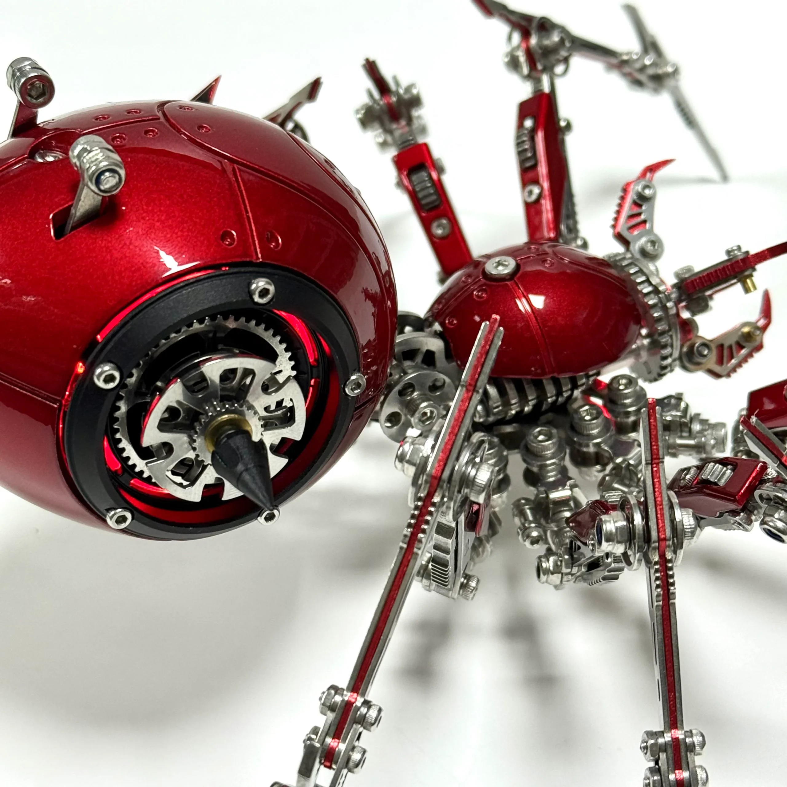 Steampunk 3D Metal Mechanical Red Spider Model Kit DIY Build for Adults - Image 7