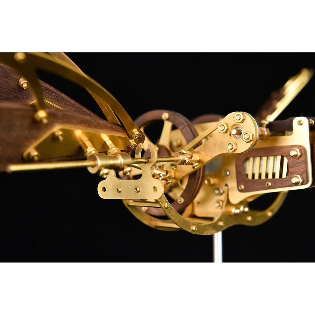 Collectable Dynamic Mechanical Mystery Dragonfly DIY Metal Wooden 3D Aircraft Puzzle Model - Image 9